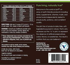 img 2 attached to 🌱 plnt Vanilla Meal Replacement Powder: Vegan NonGMO Plant Protein for Energizing & Satisfying Hunger - 16g Protein Per Serving (1.2 Pound Powder)