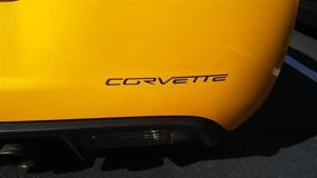 img 1 attached to 🔠 Черные пластиковые буквы для вставок в задний бампер Corvette C6 2005-2012 - SF Sales USA, не наклейки