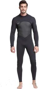 img 1 attached to Wetsuit Neoprene Snorkeling Swimming Jumpsuit