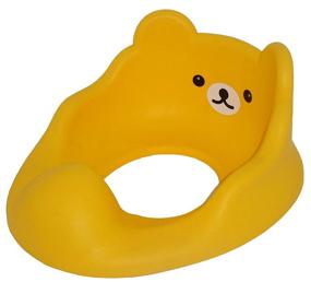 img 1 attached to 🚽 Convenient 2-in-1 Teddy Potty Training Toilet Seat in Vibrant Yellow & Orange