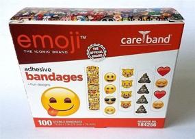 img 1 attached to 🩹 Pack of 100 Emoji Adhesive Bandages, 0.75 x 3 Inch, Ideal for First Aid