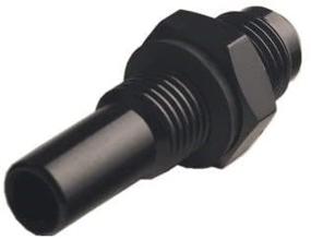 img 2 attached to 💧 Dewhel Black 6AN x 1/4NPS 4L80E GM Transmission Oil Cooler Adapter Fittings 1997-2007: High Quality & Compatible Upgrade for Improved Cooling Performance