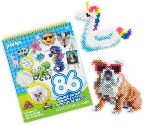 img 1 attached to 🎨 Enhancing Creative Crafts: Perler Instruction Pad for Fuse Beads with 86 Summertime Fun Patterns