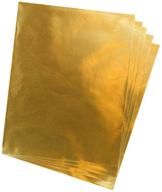 🌟 hygloss metallic foil paper - 50 sheets of gold, 10 x 13 inch logo