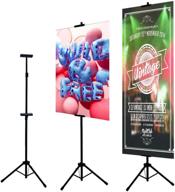 📣 maximize visibility with the double floorstanding poster holder double sided logo