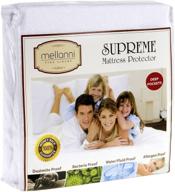🛏️ mellanni twin premium waterproof mattress protector with deep pocket - superior to pads, covers, or toppers logo
