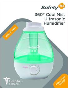 img 1 attached to 🌬️ Stay Healthy with Safety 1st 360 Degree Cool Mist Ultrasonic Humidifier, Seafoam, One Size