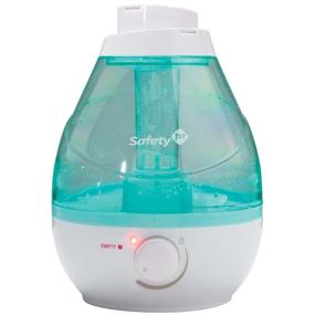 img 2 attached to 🌬️ Stay Healthy with Safety 1st 360 Degree Cool Mist Ultrasonic Humidifier, Seafoam, One Size