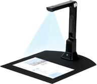 ultra hd usb document camera for teachers' laptop with a4 scanning software, led light – ideal for online teaching, distance learning, classroom instruction, windows support logo