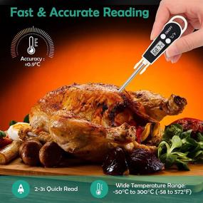 img 3 attached to YOUDU Instant Read Meat Thermometer