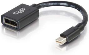 img 3 attached to 🔌 Адаптер Mini DisplayPort на DisplayPort компании C2G, черный, 6 дюймов, Cables to Go 54303 - Мужской на Женский.