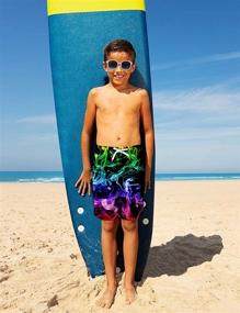 img 3 attached to 🍍 ALISISTER Pineapple Boardshorts: Stylish and Lightweight Boys' Swimwear with Drawstring Closure