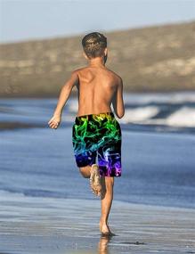 img 2 attached to 🍍 ALISISTER Pineapple Boardshorts: Stylish and Lightweight Boys' Swimwear with Drawstring Closure