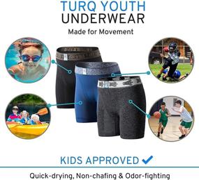 img 2 attached to Boys' Performance Underwear: Athletic Hybrid Briefs 🩲 – The Perfect Fit for Boys' Clothing and Underwear