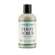 🌿 physassist foot scrub - 8 oz. with tea tree and peppermint: soothing exfoliation for a cooling, calming, and refreshing foot experience logo