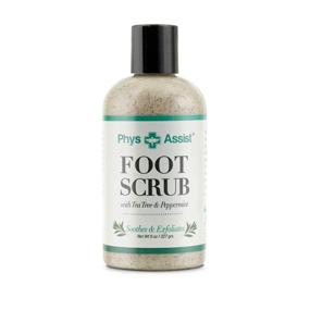 img 4 attached to 🌿 PhysAssist Foot Scrub - 8 oz. with Tea Tree and Peppermint: Soothing Exfoliation for a Cooling, Calming, and Refreshing Foot Experience