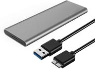 💽 преобразователь адаптера читателя внешнего ssd dgzomytek m.2 ngff sata ssd в usb 3.0 (micro-b) - оболочка, поддерживаемая uasp, серого цвета. логотип