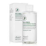 🍃 benton tea tree cleansing water 200ml: gentle makeup remover for sensitive oily skin with 70% tea tree leaf water & oil, sebum control and hydration logo