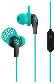 img 1 attached to JLab Audio JBuds Pro Signature Earbuds - Titanium 10mm Drivers, Music Controls, Universal Mic, Custom Fit with Cush Fins - Teal