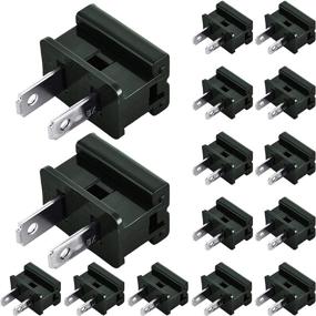 img 4 attached to 🔌 15-Piece Green Spt-1 Christmas Holiday Lighting Male Slip Plug Set for Xmas Party Outdoor Decor, Including Zip, Vampire, Gilbert, Slide, and Electrical Plug Ends