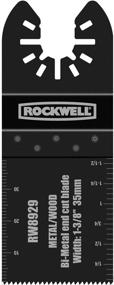 img 2 attached to 🔧 Rockwell RW8981K Sonicrafter Oscillating Multitool End Cut Blades - 6-Pack with Universal Fit System: Effortless Precision and Versatility