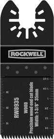 img 1 attached to 🔧 Rockwell RW8981K Sonicrafter Oscillating Multitool End Cut Blades - 6-Pack with Universal Fit System: Effortless Precision and Versatility