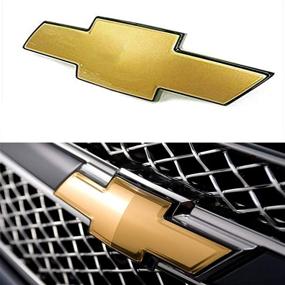 img 2 attached to 🌟 Premium Gold Front Grille Emblem for 2007-2014 Chevy Tahoe, Suburban, and Avalanche: Enhance Your Car Sales