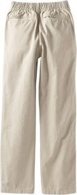 img 1 attached to 👖 Wes Willy Black Elastic Chino Boys' Pants - Stylish Clothing for Boys