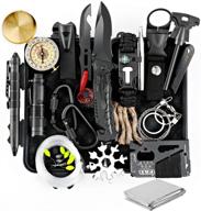 🔧 19-in-1 survival kit - cool gadgets for outdoor camping adventures, hiking, hunting, and fishing - perfect birthday, christmas stocking stuffers - emergency tactical gear and equipment логотип