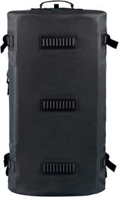 img 1 attached to 🎒 Large 50-70 Litre Capacity Legend Arctic Dry Waterproof Black Duffel Bag - TPU Design for Kayaking, Boating, Weekenders, Hiking, Gym, and Travel - Foldable