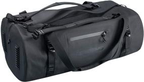 img 4 attached to 🎒 Large 50-70 Litre Capacity Legend Arctic Dry Waterproof Black Duffel Bag - TPU Design for Kayaking, Boating, Weekenders, Hiking, Gym, and Travel - Foldable