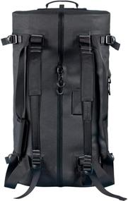 img 3 attached to 🎒 Large 50-70 Litre Capacity Legend Arctic Dry Waterproof Black Duffel Bag - TPU Design for Kayaking, Boating, Weekenders, Hiking, Gym, and Travel - Foldable