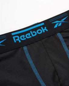 img 2 attached to 🩲 Reebok Мальчики Перформанс Быстросохнущие компрессионные длинные боксеры силуэта (набор из 6 шт.): максимальная поддержка и комфорт для активных мальчиков