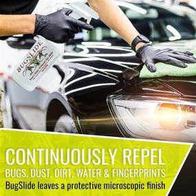 img 2 attached to 🐞 32 Oz BugSlide Waterless Detailer and Polish Spray Bottle Cleaner - Removes Bugs without Scratching, Shines and Degreases Interior and Exterior Surfaces for Vehicle Care