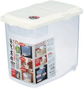 img 2 attached to 🍚 JapanBargain 1826: Premium Japanese Rice & Pet Food Storage Container, 22 lbs Capacity – Ideal for Dry Dog Food, Cat Food & Dry Food Storage