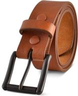 🐃 gritty bull buffalo leather buckle men's accessories: rugged elegance for stylish gentlemen logo