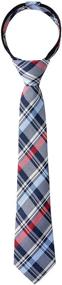 img 4 attached to Optimized Search: Spring Notion 🔍 Plaid Tartan Zipper Boys' Necktie Accessories