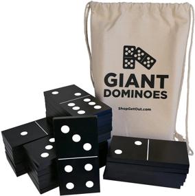 img 4 attached to 🎲 Get Out Wooden Dominoes: A Fun and Versatile Set of 28 Pieces