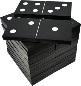 img 1 attached to 🎲 Get Out Wooden Dominoes: A Fun and Versatile Set of 28 Pieces