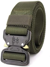 img 4 attached to Tactical Webbing Adjustable Military Release Men's Accessories and Belts