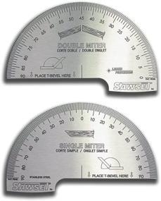 img 4 attached to 🔧 Revamped Carpenter's Sawset Protractor for Improved Efficiency