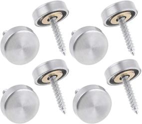 img 2 attached to Uxcell Stainless Steel Mirror 8 Piece