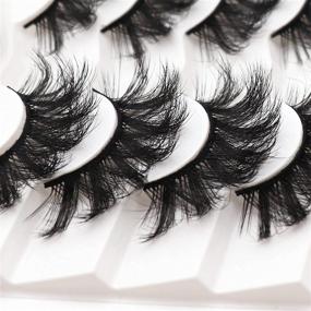 img 2 attached to Fyonas Dramatic Eyelashes Criss Cross Reusable