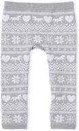 👧 comfortable and cozy: girls' toddler fairisle fleece lined leggings from the children's place logo