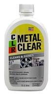 12 oz. bottle of clr mc-12 metal clear solution logo