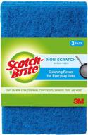 🧽 non-scratch scour pads by scotch-brite: pack of 3 pads logo