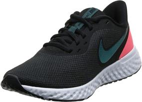 img 4 attached to Nike Revolution Running Shoes 🏃 for Women - White Anthracite, Regular Fit