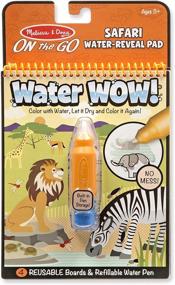 img 4 attached to Exploring Creativity with Melissa Doug Reusable Water Reveal: Chunky Size Arts & Crafts