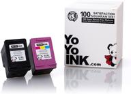 🖨️ quality and value: yoyoink remanufactured high yield hp 61xl ink cartridges (1 black, 1 color; 2 pack) logo
