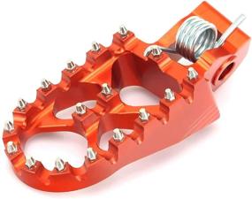 img 2 attached to TARAZON CNC Wide Footpegs Foot Pegs Pedals Fit For SX SXF SX-F 125 150 250 350 450 2016